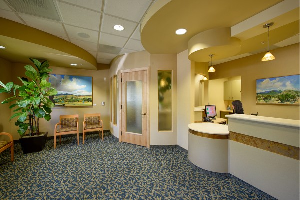 Our office reception and lobby